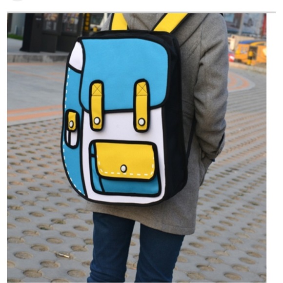 Unique Comic Cartoon Backpack - Picture 2 of 13